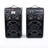 Set 2 Boxe Multimedia Active AT Performance AT-284, 1500W PMPO,12 Inch, Bluetooth, USB, AUX, Karaoke