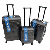 Set 3 valize rigide ABS At Performance, roți 360°, 73/65/55 cm
