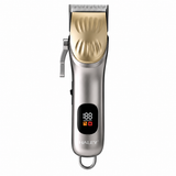 Mașină de Tuns Profesională HALEY HY-4510, Lamă Ceramică, 5 Trepte de Tăiere, Acumulator 1200mAh, Autonomie 120 Min, Încărcare USB Type-C, Display Digital