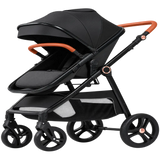 Carucior Pentru Bebelusi, At Performance, Pliabil, Usor, cu Sezut reversibil, Functie Sport, 0-36 luni, Negru