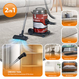 Aspirator Profesional HALEY HY-9924, 3200W, Capacitate 25L, Recipient Inox, pentru Suprafețe Uscate