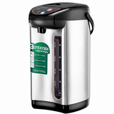 Termopot Electric HALEY HY-6870, 6.8L, 750W, Rezervor Inox SUS 304, 3 Moduri de Dozare a Apei, Indicator Nivel, Argintiu/Negru
