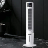 Răcitor de Aer Tip Turn HALEY HY-6117, 2000W, Rezervor 4,5L, 3 Trepte de Viteză, Oscilație Automată, Telecomandă, Timer, Display LED, Alb