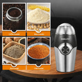 Râșniță electrică de cafea HALEY HY-2106, 200W, 80g, lame inox