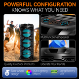 Boxă Portabilă Karaoke Sing-e ZQS10301, 20000W PMPO, 3 x 10", Bluetooth, USB/TF, AUX, Intrare Microfon, LED RGB, Acumulator 5000mAh