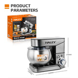 Robot de bucătărie planetar HALEY HY-2403, 7L, 2200W, inox