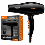 Uscător De Păr Profesional Haley HY-4031, 2200W, 3 Trepte De Temperatură, Control Inteligent Al Temperaturii, Concentrator De Aer, Filtru Detașabil, Negru
