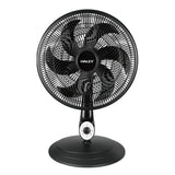 Ventilator cu Picior HALEY HY-6016, 18 Inch, 6 Pale, 3 în 1 (Podea/Masă), 3 Trepte de Viteză, Oscilație Orizontală, Înălțime Reglabilă, Motor Puternic și Silențios, Negru