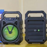 KOLAV - Boxă portabilă 6,5" cu Bluetooth, USB, FM, TWS, Woofer cu Lumină și Baterie Reîncărcabilă