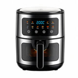 Friteuză cu Aer Cald AT PERFORMANCE® 8L, 10 Programe Smart, 2800W, Panou Tactil, Circulație 3D Aer Fierbinte, Teflon Non-Stick + 100 Bucăți Hârtie de Copt CADOU