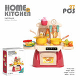 Bucătărie de jucărie Home Kitchen, 27 piese, cu lumini și sunete