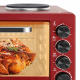 Cuptor electric HALEY HY-5127, 48L, 2000W, plită dublă