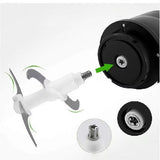 Tocător electric 400 W cu 4 lame inox și bol 2 L, negru
