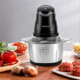 Tocător electric 400 W cu 4 lame inox și bol 2 L, negru