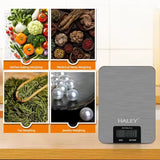 Cântar electronic de bucătărie HALEY HY-5017, 5kg, inox