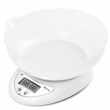 Cântar Electronic De Bucătărie Haley HY-5020, Capacitate 5 Kg, Precizie 1 g, Bol 600 ml, Ecran LCD, Funcție Tara