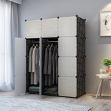 Dulap modular pentru copii At Performance, 12 rafturi, crem