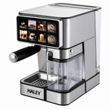 Espressor Automat Cu Ecran Tactil Color, Presiune 20 Bar, Rezervor Apă 1.8L Și Rezervor Lapte 500ml, 1350W, Carcasă Din Oțel Inoxidabil