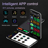 Panou LED Matrix RGB 16x64 Programabil – Display LED cu Control prin Telefon și Telecomandă