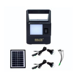 Kit panou solar GdLite GD-8030, lanternă 14 LED, 2 becuri