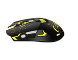 Mouse gaming Weibo S10, senzor optic 1600/2400/3200 DPI, roșu