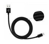 Cablu încărcare și date Micro USB, 2 m, USB 2.0, negru