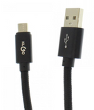 Cablu încărcare și date Micro USB, 2 m, USB 2.0, negru