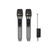 Set 2 microfoane wireless At Performance pentru karaoke, negru