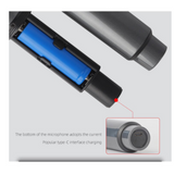 Set 2 microfoane wireless At Performance pentru karaoke, negru