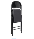 Scaun pliant Grunberg, Negru, cadru negru , Z28