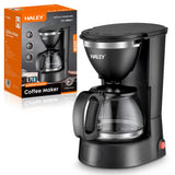 Aparat de cafea HALEY HY-2807, 650 W, carafă de sticlă 750 ml