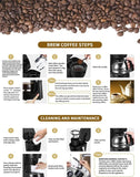 Aparat de cafea HALEY HY-2807, 650 W, carafă de sticlă 750 ml