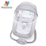 Balansoar electric 3 în 1 Mastela, Bluetooth, telecomandă, albastru