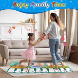 Covoraș muzical educativ pentru copii, pian interactiv, 110×36 cm