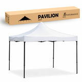 Cort tip Pavilion AT PERFORMANCE 3x3m Albastru, Verde, Alb, Rosu, Prelata Impermeabila, Pliabil, Structura Metalica Solida, Pentru Curte, Gradina, Evenimente