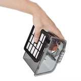 Aspirator fără sac HALEY HY-9034, 2800W, 2.0L, negru/albastru