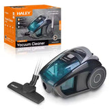 Aspirator fără sac HALEY HY-9034, 2800W, 2.0L, negru/albastru