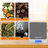 Cântar digital de bucătărie HALEY HY-5015, 3kg, inox