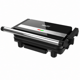 Aparat Panini Maker HALEY HY-8615, 1500W, Plăci Antiaderente, Control Automat al Temperaturii, Balama Flotantă, Deschidere 105°, Indicatoare Luminoase