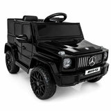 Mașină Electrică pentru Copii Tip SUV 4x4 Premium, Design Inspirat Mercedes G-Class AMG, 12V, Lumini LED, Muzică, Negru