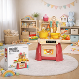 Bucătărie de jucărie Home Kitchen, 27 piese, cu lumini și sunete