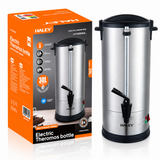 Termos Electric Profesional HALEY HY-6930L, Capacitate 30L, Putere 2500W, Oțel Inoxidabil 304, Menținere Temperatură, Indicator Nivel Apă, Robinet pentru Servire