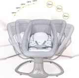 Balansoar electric 3 în 1 Mastela, Bluetooth, telecomandă, gri