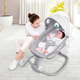 Balansoar electric 3 în 1 Mastela, Bluetooth, telecomandă, gri