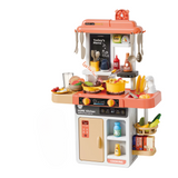 Bucătărie de jucărie Spray Kitchen, 52 piese, abur, lumini și sunete