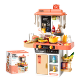 Bucătărie de jucărie Spray Kitchen, 52 piese, abur, lumini și sunete