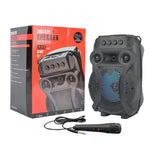Boxă portabilă Bluetooth At Performance 1429, 8W, LED, mic