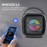 Boxă portabilă mini AT Performance ZQS-W3101, 8W, RGB, microfon
