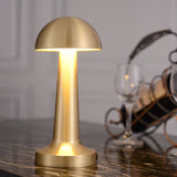 Lampă de birou At Performance, portabilă tip ciupercuță, 22 cm, auriu