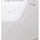 Set 10x Tapet Marmura, AT PERFORMANCE®, suprafata acoperire 1.8 mp, autoadeziv, waterproof, usor de montat, design modern, 30x60 cm, Alb cu model colorat